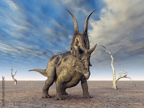 Fototapeta na wymiar Diabloceratops