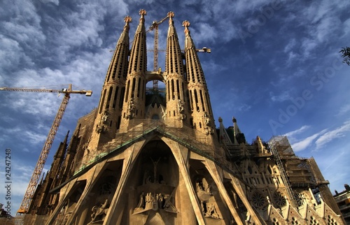 Plakat na papierze fotorealistycznym Święta rodzina - barcelona