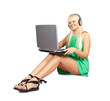 © DariaTrofimova - Woman with a laptop