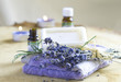 Spa set - fresh lavender and organic lavender soap