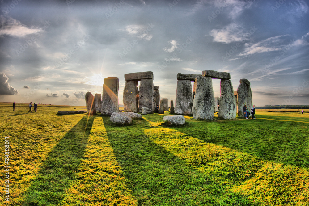 England - Stonehenge - obrazy, fototapety, plakaty 