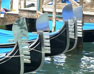 Four Gondolas with Ornamental Feros