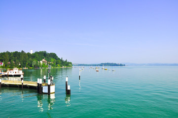 Canvas Print - Segelboote am Bodensee