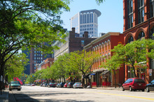 Warehouse District In Cleveland, Ohio