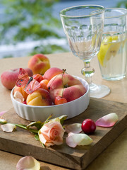 Canvas Print - Fresh fruit in bowl