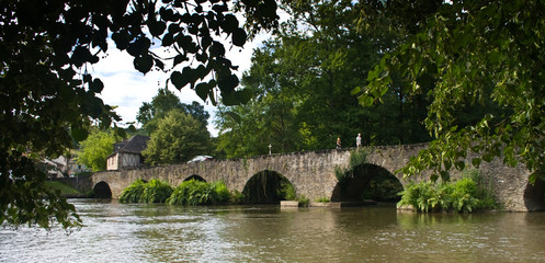 Sticker - Le Saillant (Corrèze) - Vieux pont du 13è siècle