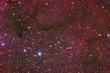 Hydrogen Nebula IC-1396, closeup. Lot of Milky Way stars.