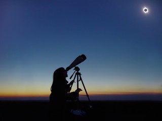 total solar eclipse observation.