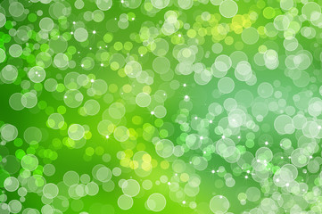 Wall Mural - Green circles abstract background