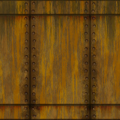 Wall Mural - metal wall