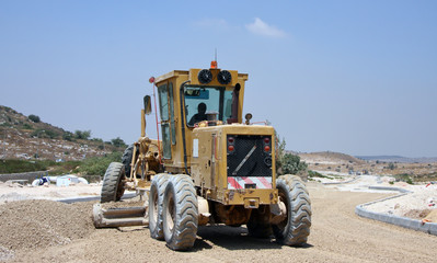 Tractor at work