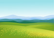 Nature green field background