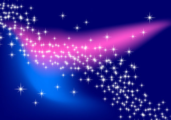 Wall Mural - Universe with stars