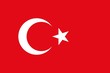 Leinwandbild Motiv Drapeau de la Turquie