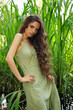 © Sergios - Portrait of beautiful woman with long curly hair