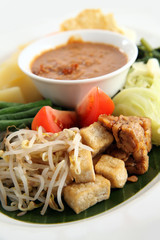 Wall Mural - asian food named gado-gado