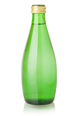 Poster - Soda water in glass bottle