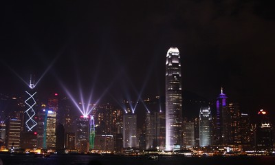 Wall Mural - féérie à Hong Kong