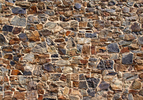 Naklejka samoprzylepna Stary naturalny kamienny mur