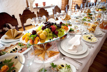 Fruits At Banquet Table