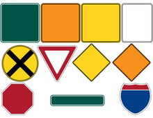 Road Signs Set 1