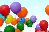 Fototapeta Na sufit - multicolored balloons