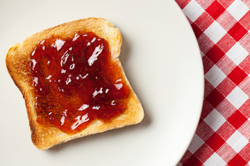 Wall Mural - toast with jam