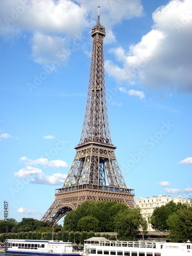 Fotoboard na płycie Tour eiffel e senna