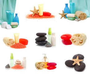 Poster - Spa and body care treatment set