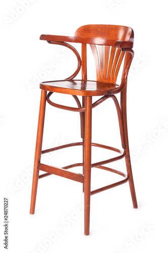 child wood high chair