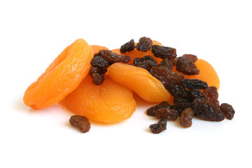 Wall Mural - Dried apricots and raisins