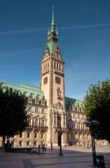 Wall Mural - Hamburger Rathaus