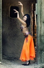 Wall Mural - Belly dancer