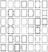 Vector Frames And Borders Collection Set