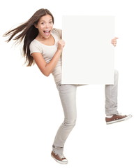 Wall Mural - Banner ad woman