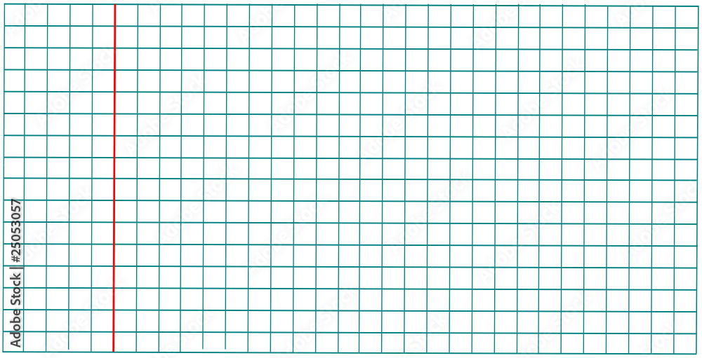 Feuille à Petit Carreaux à Imprimer