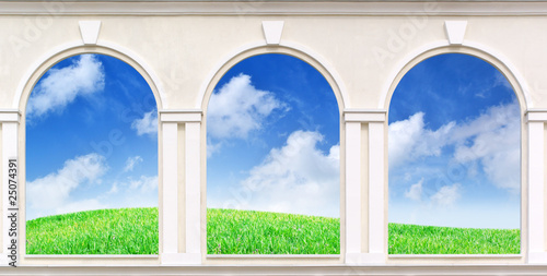 Plakat na papierze fotorealistycznym Windows