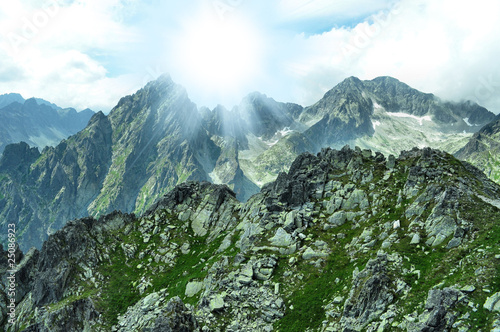 Board z aluminiowym obramowaniem Wysokie Tatry