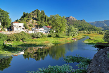 Backwater of Skadar Lake, Montenegro