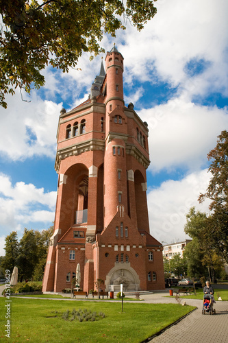 Fototapeta na wymiar Monumantal Water Tower in Wroclaw, Poland