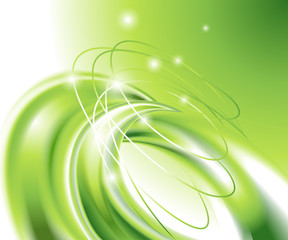 Poster - Abstract green background (no mesh)