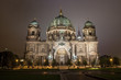 The Berliner Dom and the TV Tower in Berlin