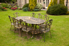 Cast Iron Table And Chairs