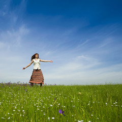 Wall Mural - Dancing on nature