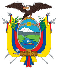 Wall Mural - Ecuador coat of arms