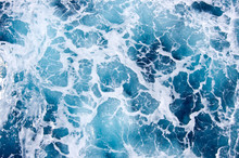 Foam On The Blue Sea
