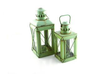 Two old lanterns