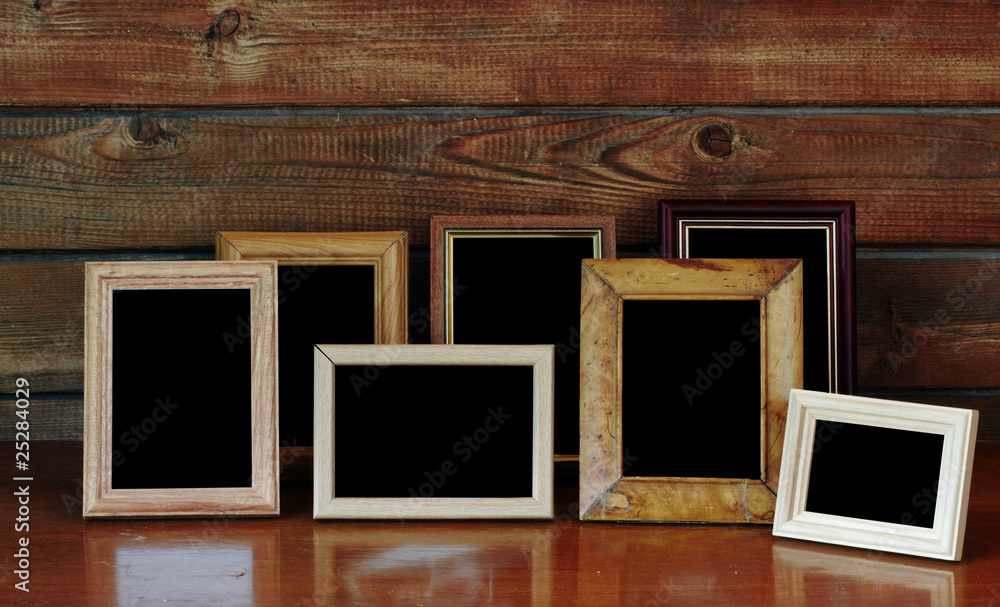 frame on table Stock Photo | Adobe Stock