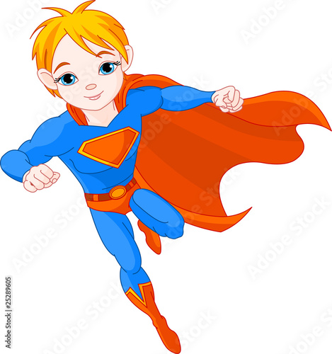 Fototapeta dla dzieci Super Boy