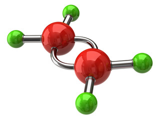 Wall Mural - Molecule of ethene